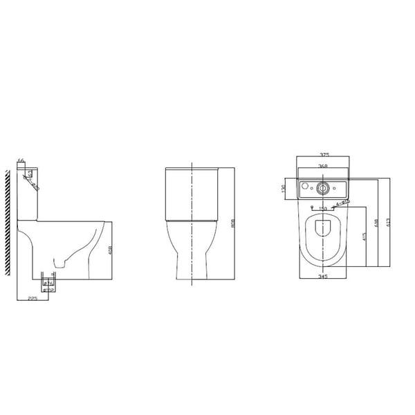 Σετ λεκάνη Tonic Χ.Π.Ρ slim soft closing thermoplast
